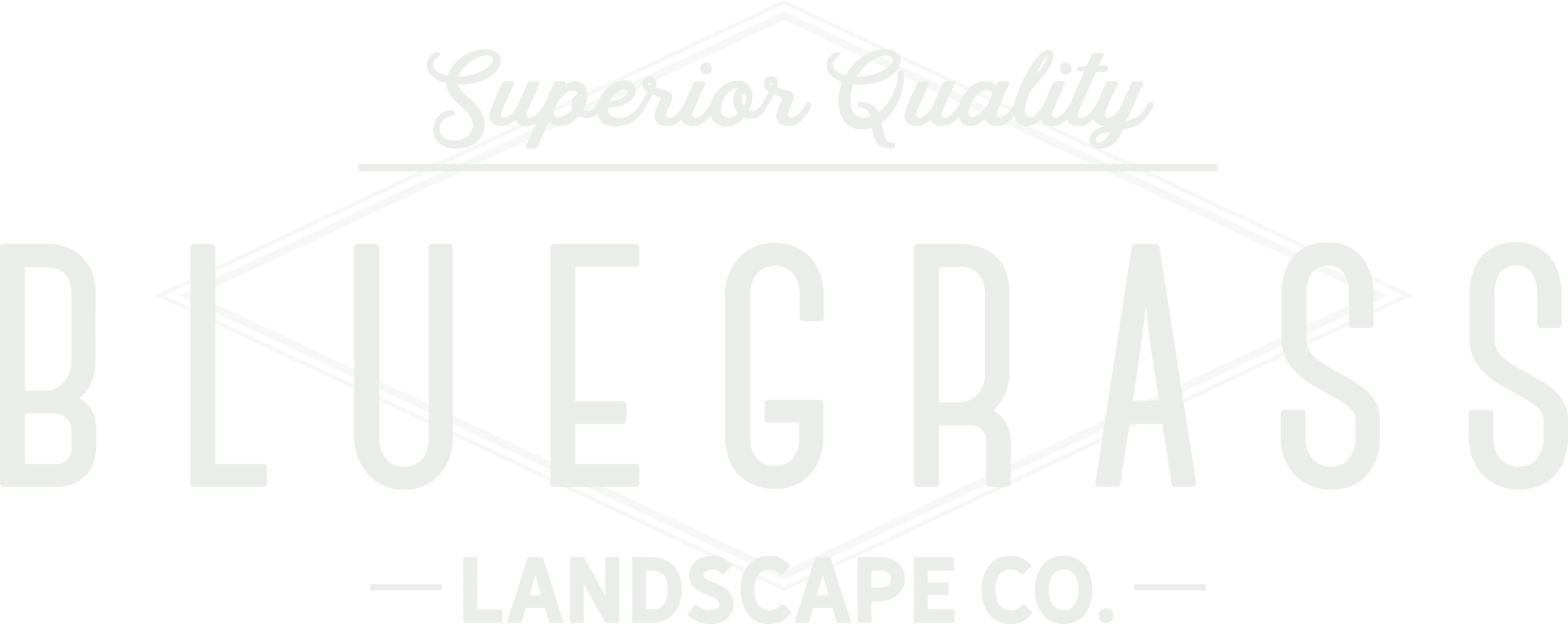 Bluegrass Logo in Off White