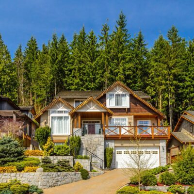 Luxury Home in the Black Hills with Custom Landscape Design and Retaining Walls