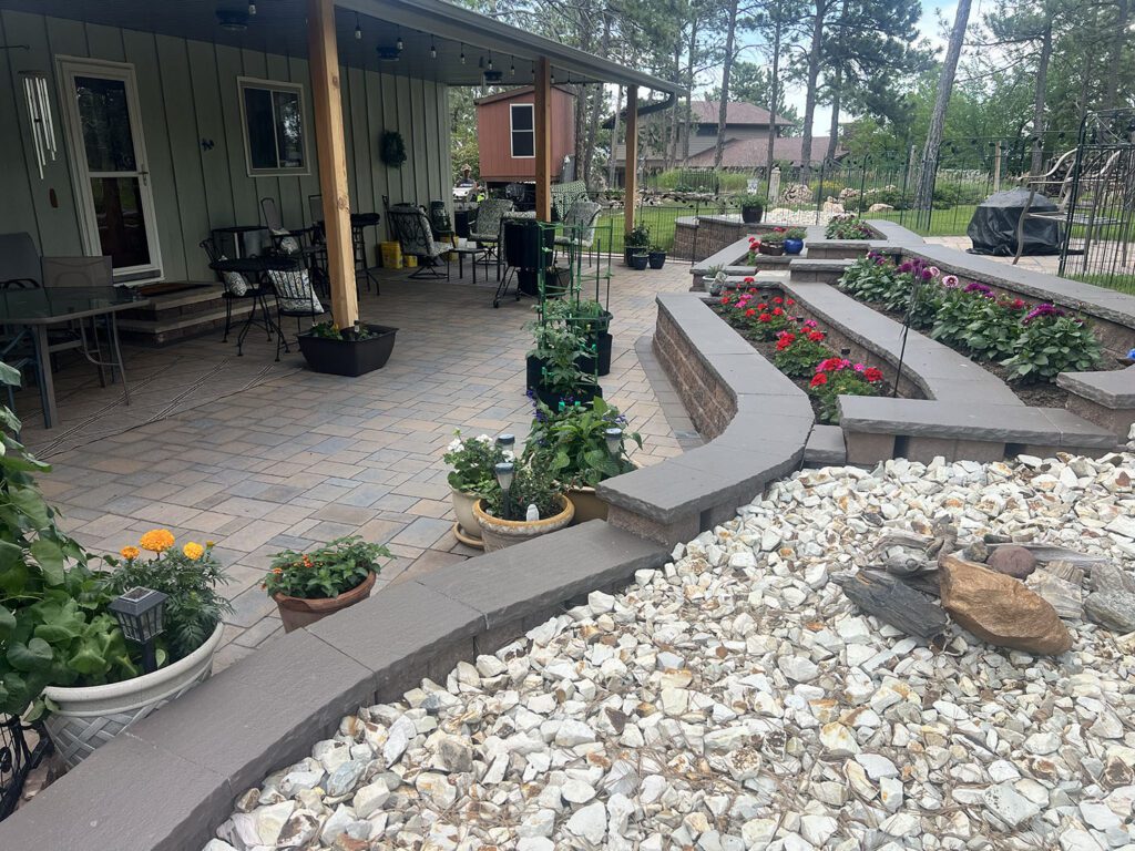Custom Landscape Design with Planter Beds
