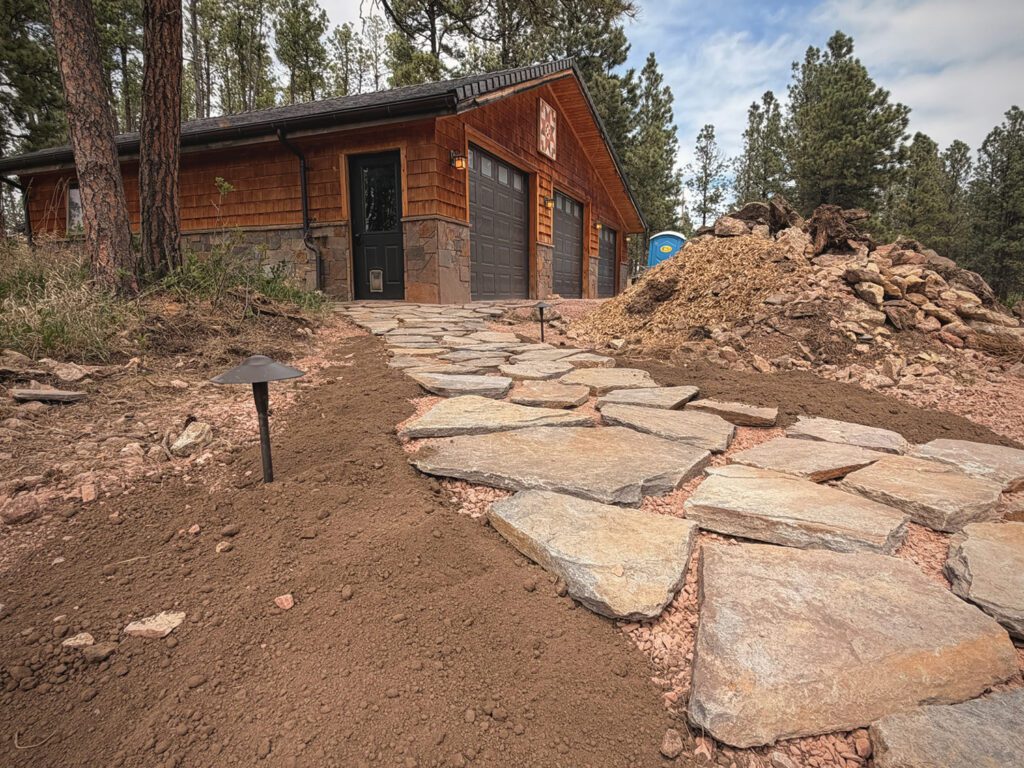 Homecoming Project Flagstone Walkway