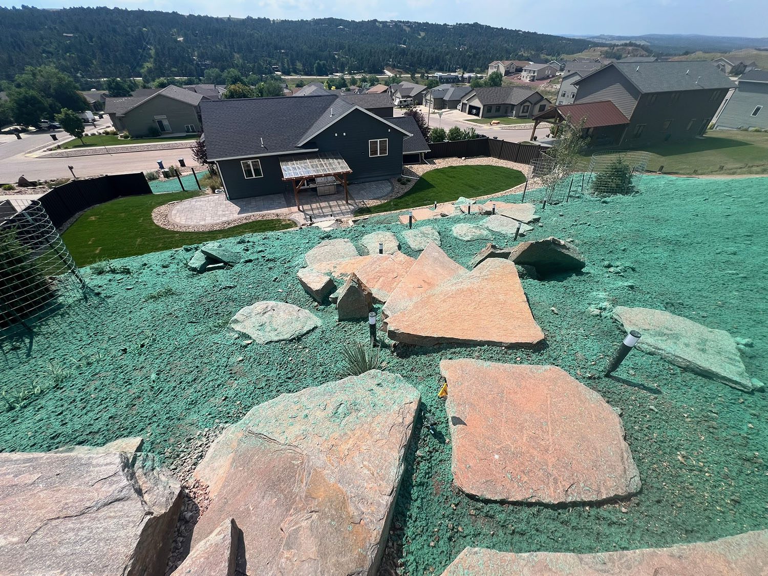 The Overlook Project Stone Walking Path