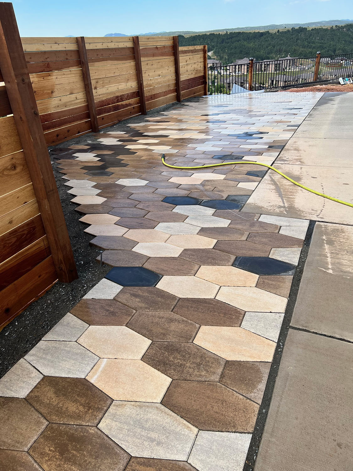 The Vista Project Completed Custom Patio