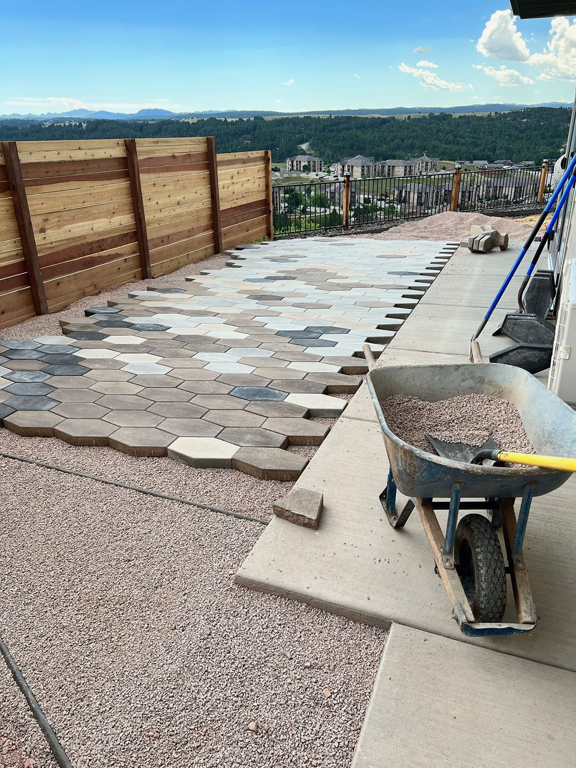 The Vista Project Custom Paver Patio