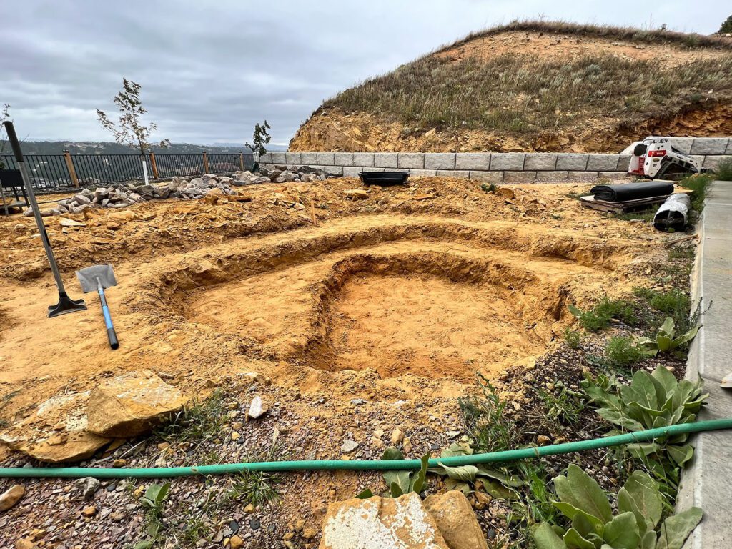 The Vista Project Pond Excavation