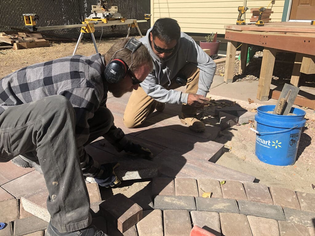 Paver Patio Installation by Bluegrass Landscape